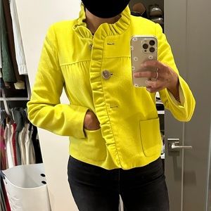 J.Crew wool swing jacket, light and airy, size 6T